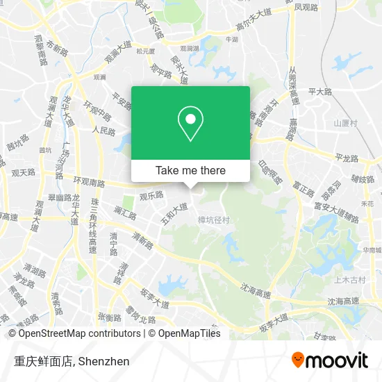 重庆鲜面店 map