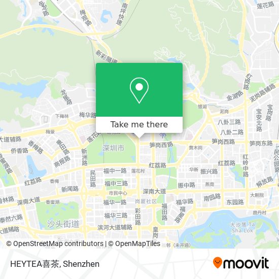 HEYTEA喜茶 map