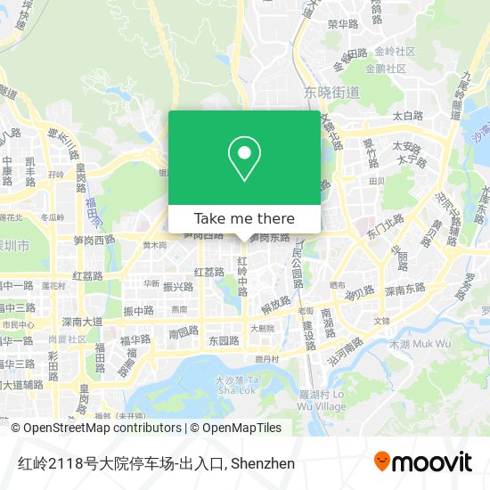 红岭2118号大院停车场-出入口 map