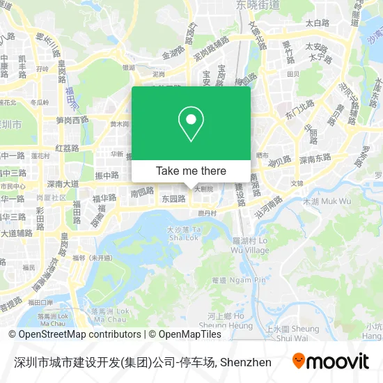 深圳市城市建设开发(集团)公司-停车场 map