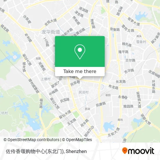 佐伶香颂购物中心(东北门) map