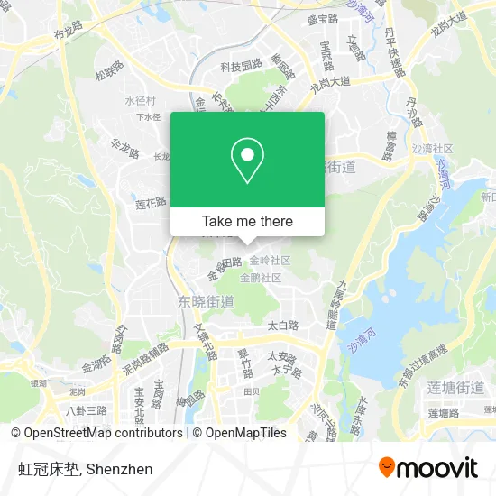 虹冠床垫 map