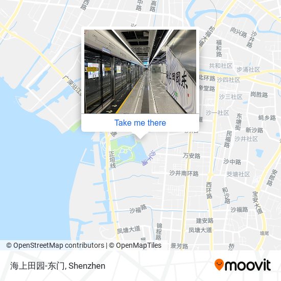 海上田园-东门 map