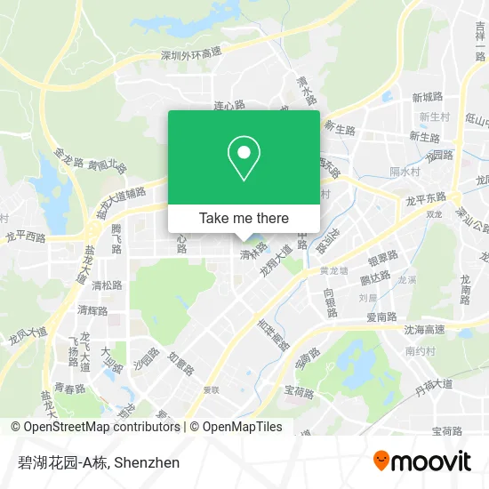 碧湖花园-A栋 map