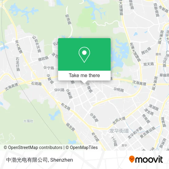 中渤光电有限公司 map