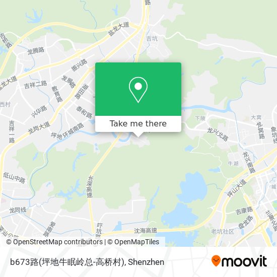 b673路(坪地牛眠岭总-高桥村) map