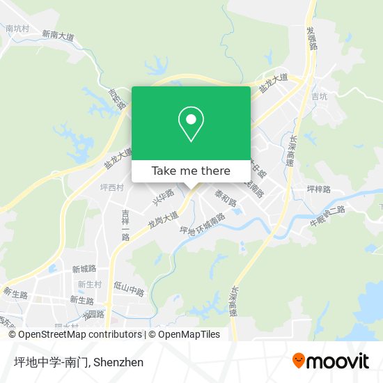 坪地中学-南门 map