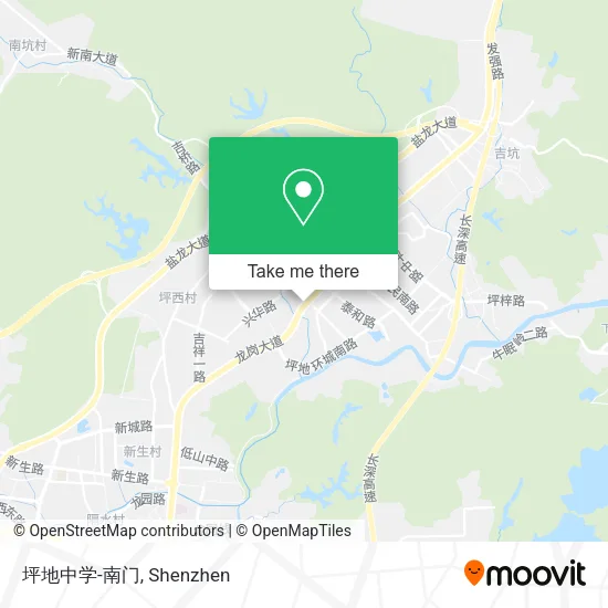 坪地中学-南门 map