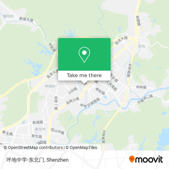 坪地中学-东北门 map