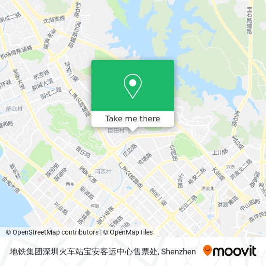 地铁集团深圳火车站宝安客运中心售票处 map