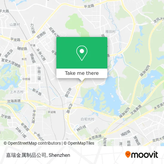 嘉瑞金属制品公司 map