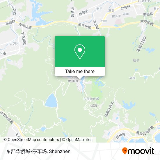 东部华侨城-停车场 map