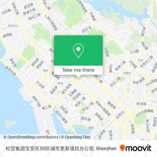 松贸集团宝安区50区城市更新项目办公室 map