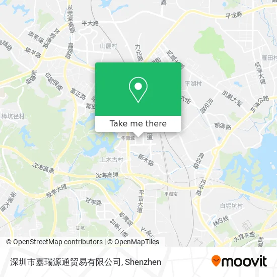 深圳市嘉瑞源通贸易有限公司 map