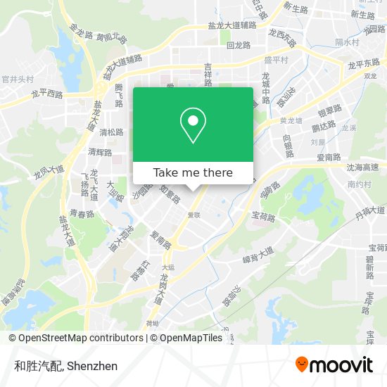 和胜汽配 map