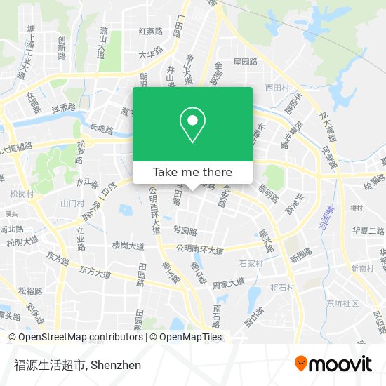 福源生活超市 map
