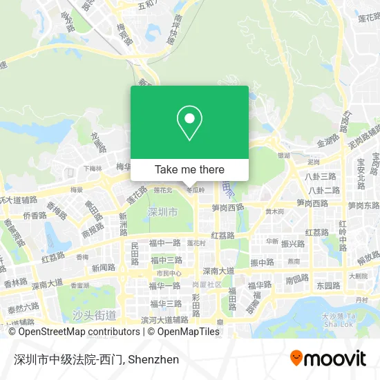 深圳市中级法院-西门 map
