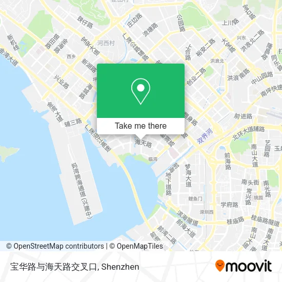 宝华路与海天路交叉口 map