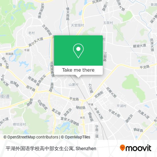 平湖外国语学校高中部女生公寓 map