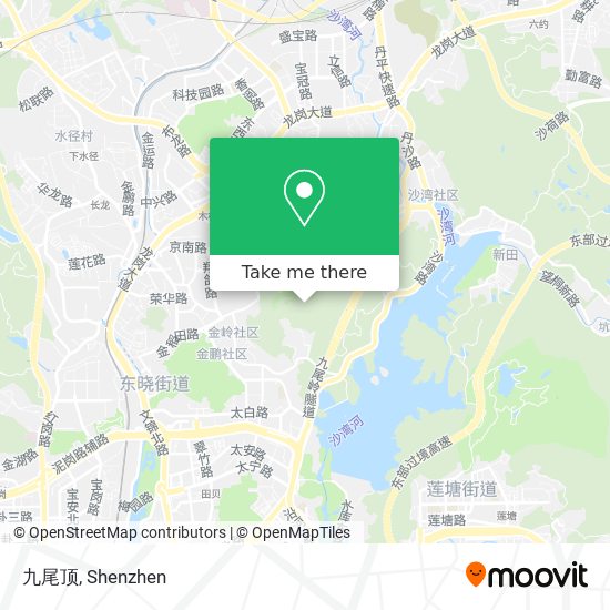 九尾顶 map