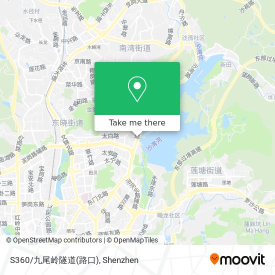 S360/九尾岭隧道(路口) map