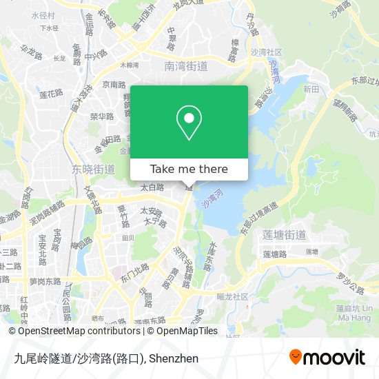 九尾岭隧道/沙湾路(路口) map