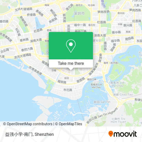 益强小学-南门 map