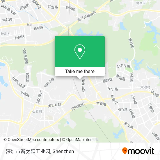 深圳市新太阳工业园 map