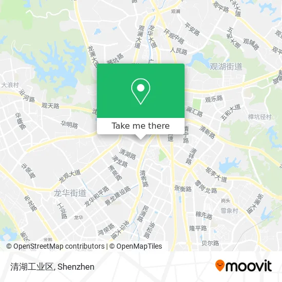 清湖工业区 map