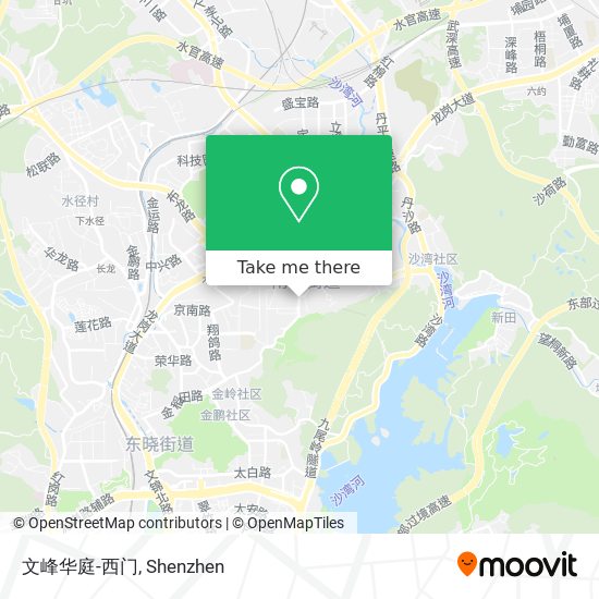 文峰华庭-西门 map