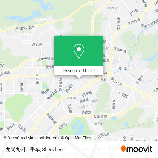 龙岗九州二手车 map