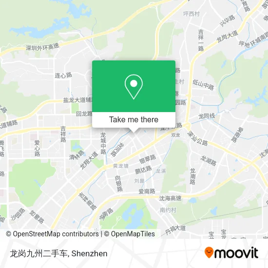 龙岗九州二手车 map