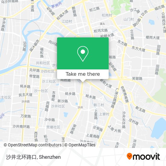 沙井北环路口 map