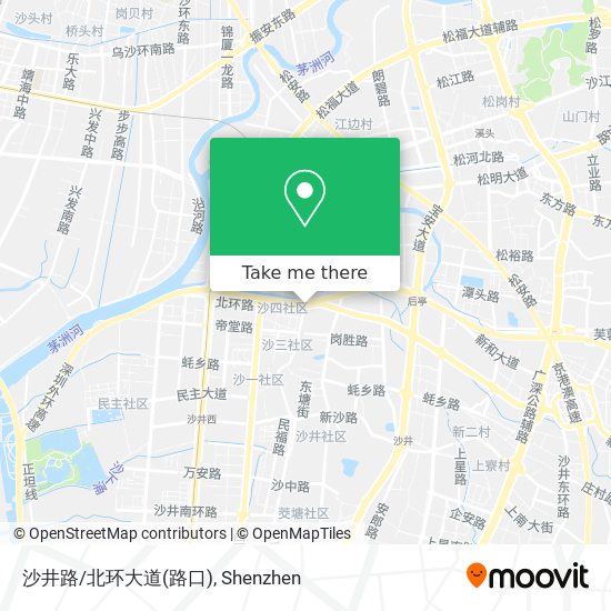 沙井路/北环大道(路口) map