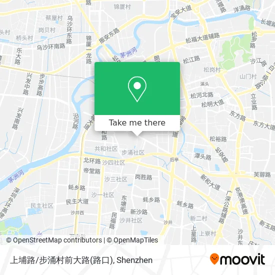 上埔路/步涌村前大路(路口) map