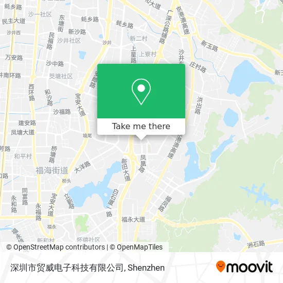 深圳市贸威电子科技有限公司 map
