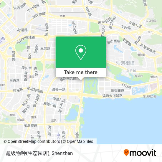超级物种(生态园店) map