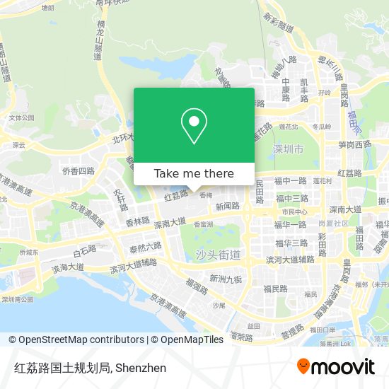 红荔路国土规划局 map