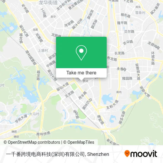 一千番跨境电商科技(深圳)有限公司 map