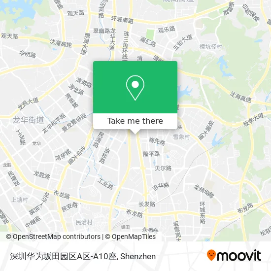 深圳华为坂田园区A区-A10座 map