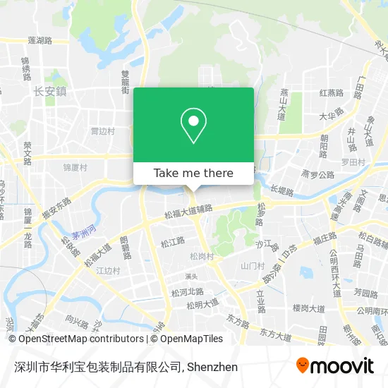 深圳市华利宝包装制品有限公司 map