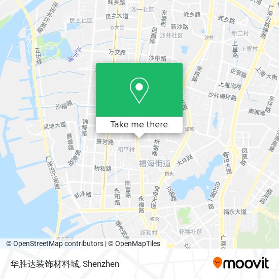 华胜达装饰材料城 map