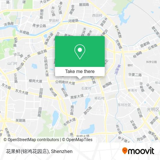 花果鲜(锦鸿花园店) map