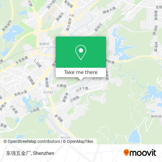东强五金厂 map