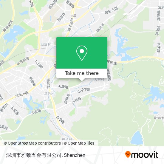 深圳市雅致五金有限公司 map