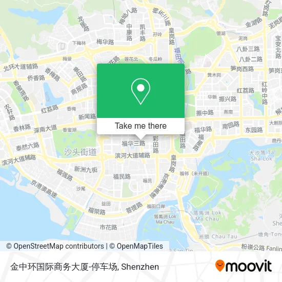 金中环国际商务大厦-停车场 map