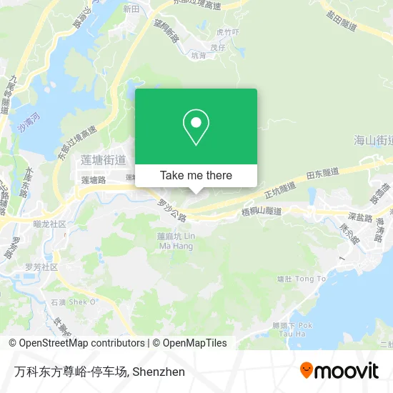 万科东方尊峪-停车场 map