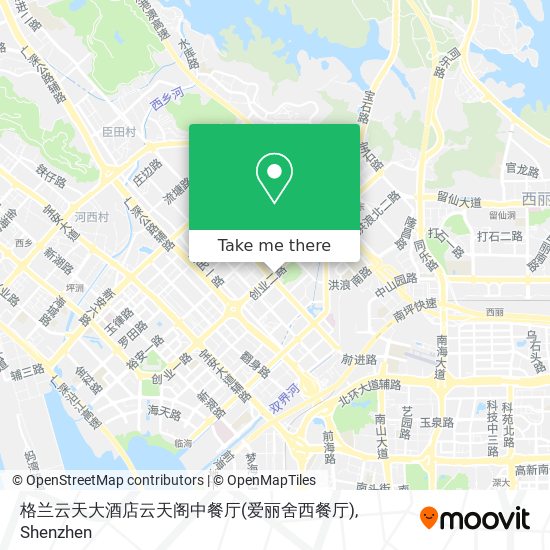 格兰云天大酒店云天阁中餐厅(爱丽舍西餐厅) map
