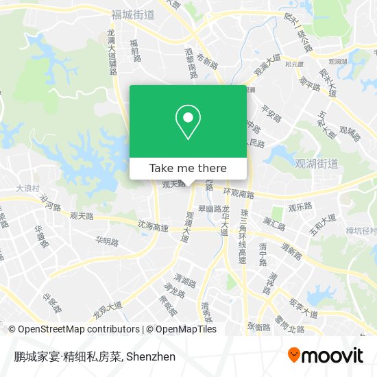 鹏城家宴·精细私房菜 map