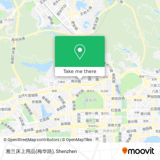 雅兰床上用品(梅华路) map